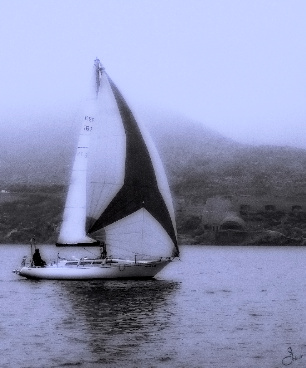 Dejándose mecer, veleros, mar, pellicer, cartagena,13,