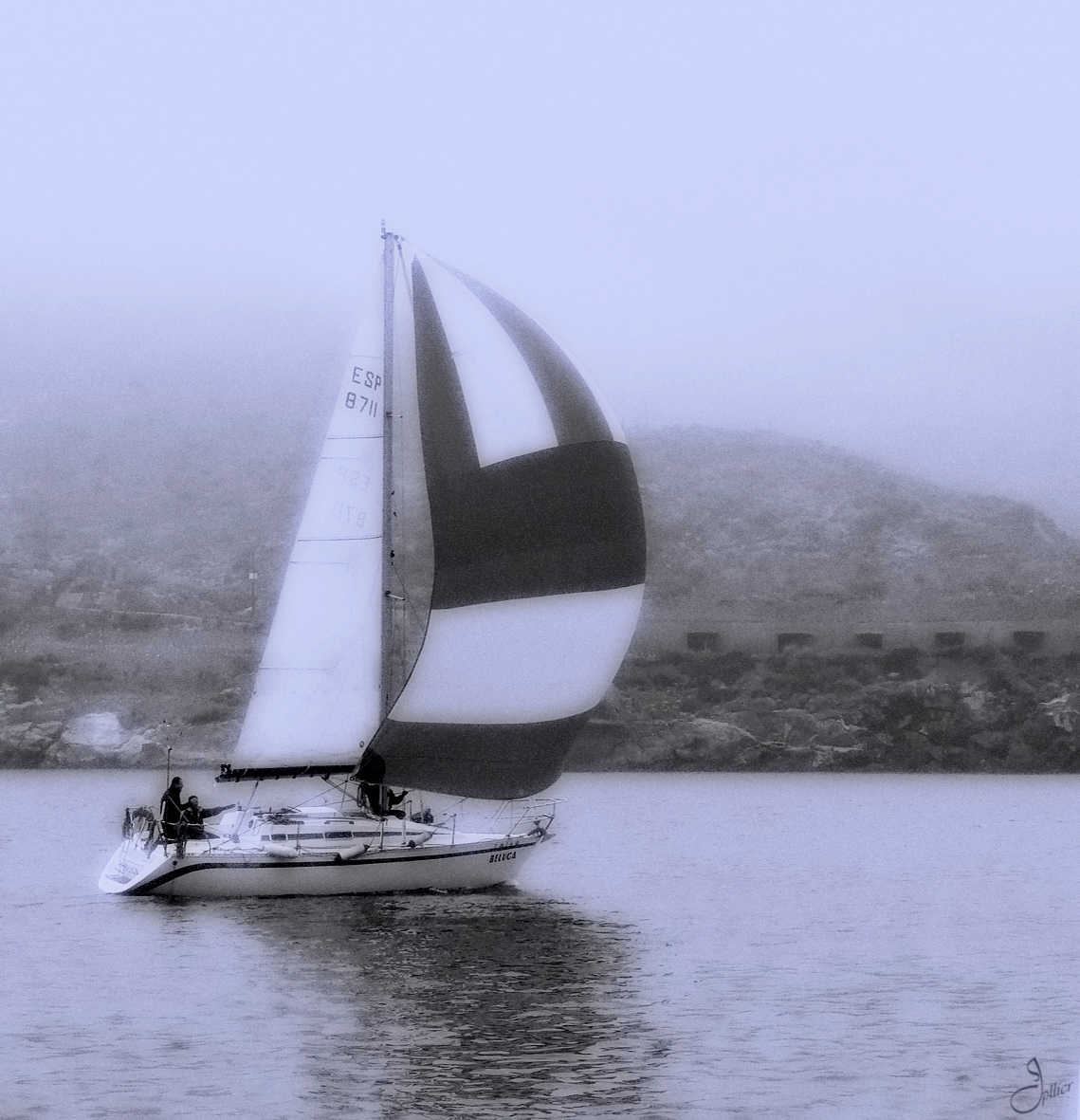 Dejándose mecer, veleros, mar, pellicer, cartagena,15,