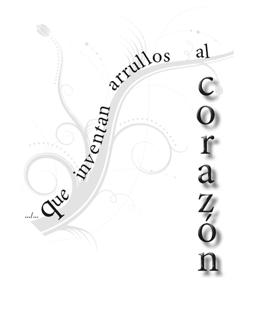 poesía gráfica, jpellicer, mi arbolito mientras paso, arrullos, corazón, VII, por Jpellicer